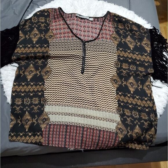 Valerie Stevens fringe shirt - Picture 2 of 8